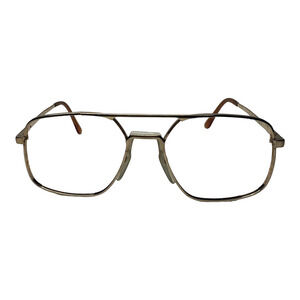 AOSafety Vintage Eyeglasses Frame AO787 OC-1000 59-15-145 Gold Full Rim H3224